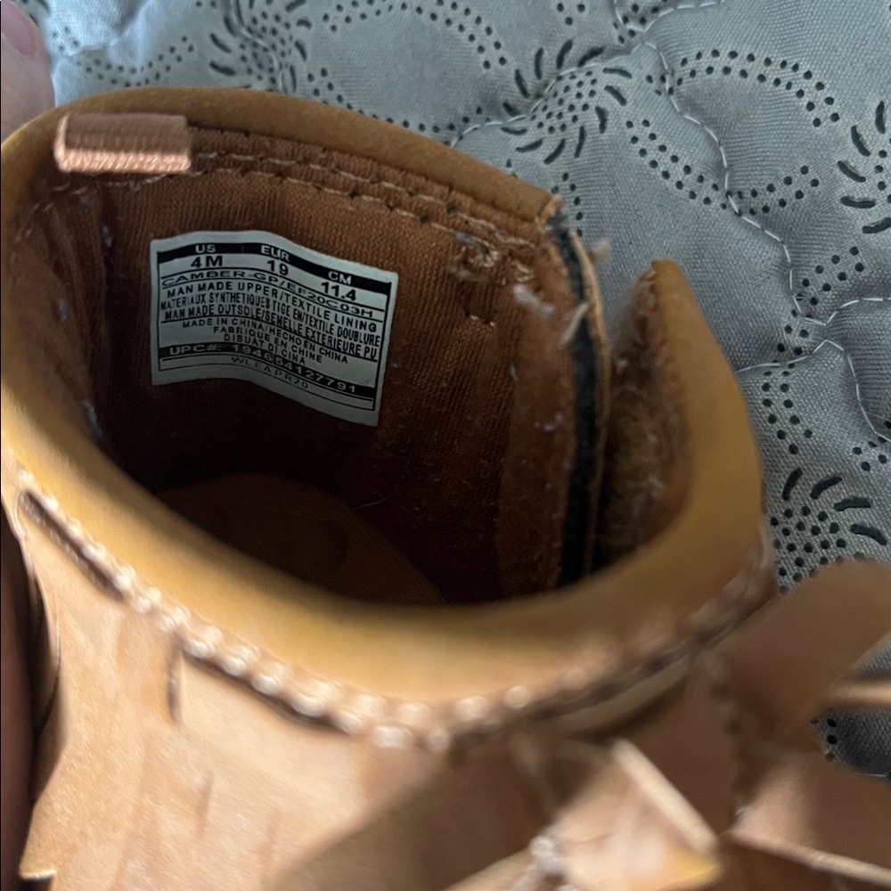 Carter's Brown Fringe Kids Shoes - Picture 5 of 7